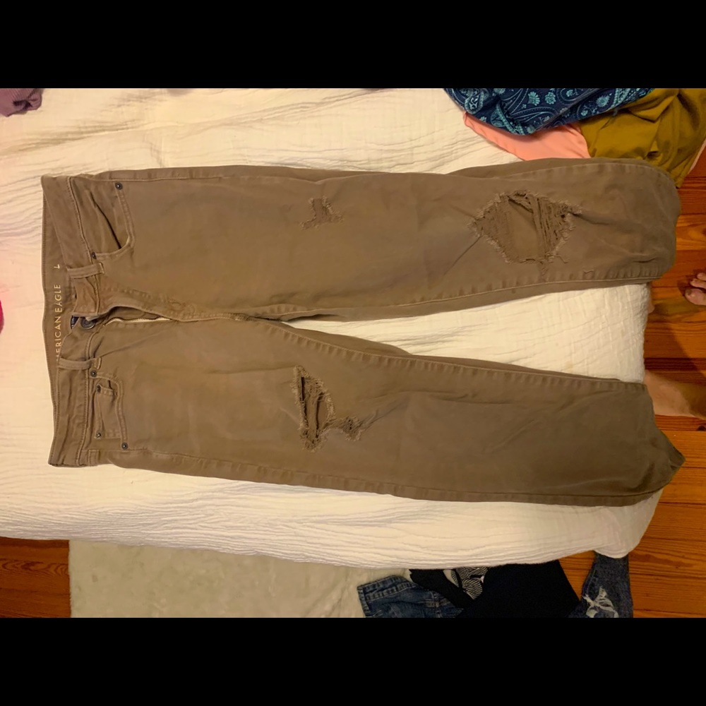 Brown/Tan Jeans from American Eagle